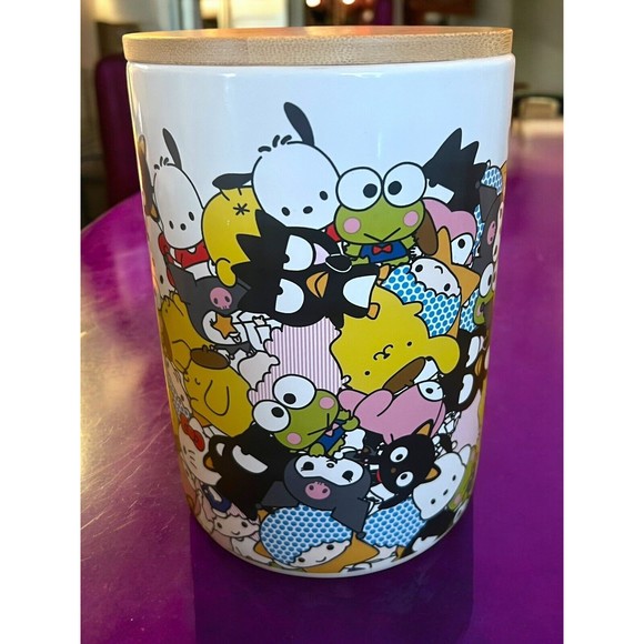 Hello Kitty & Friends Ceramic Cookie Jar Canister and Lid Collectible Sanrio New - Picture 5 of 12